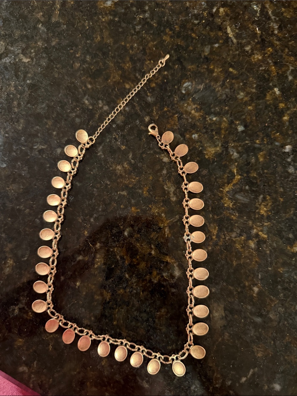 Gold-Tone Coin Drop Choker Necklace - Women Jewelry